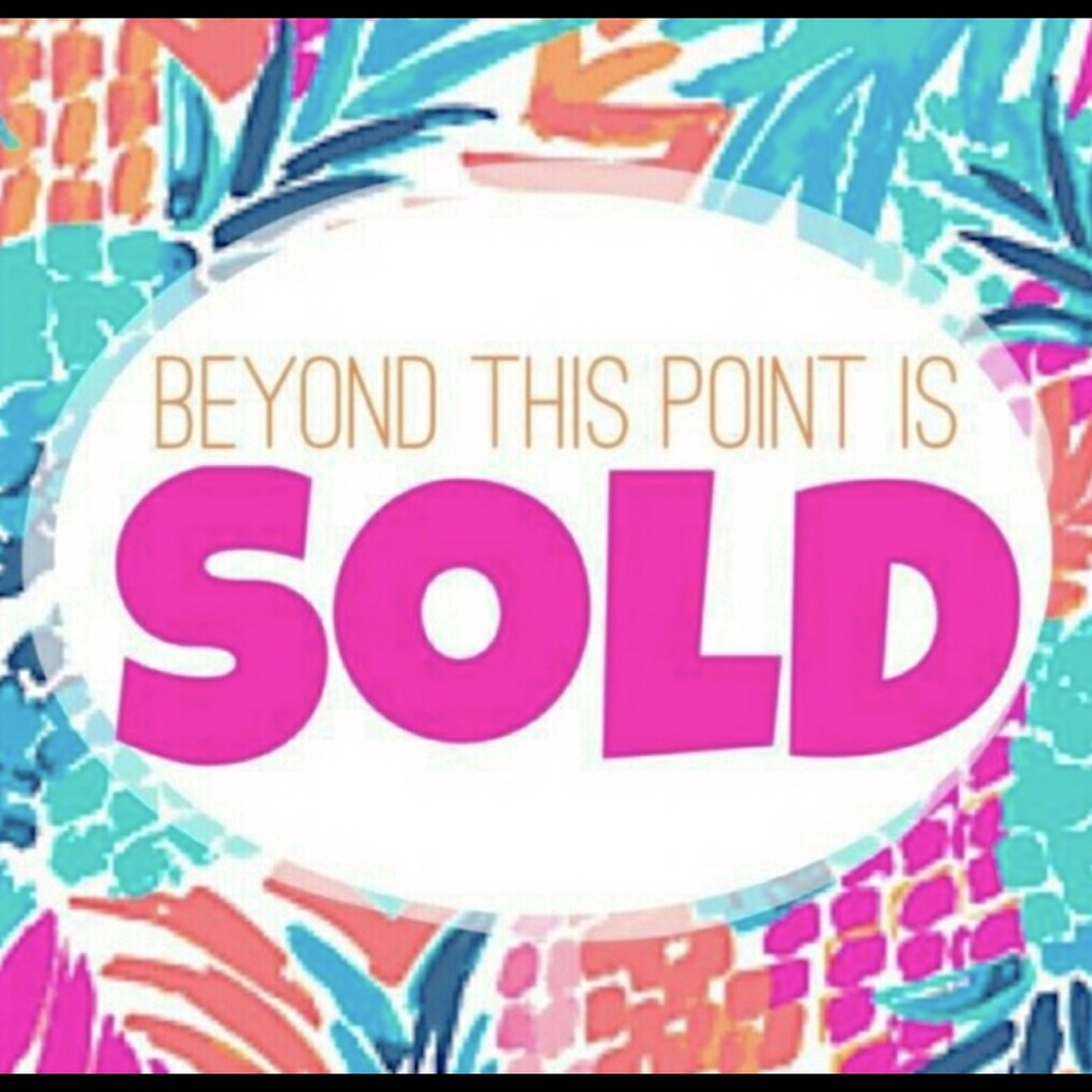 Everything below this sign is sold!